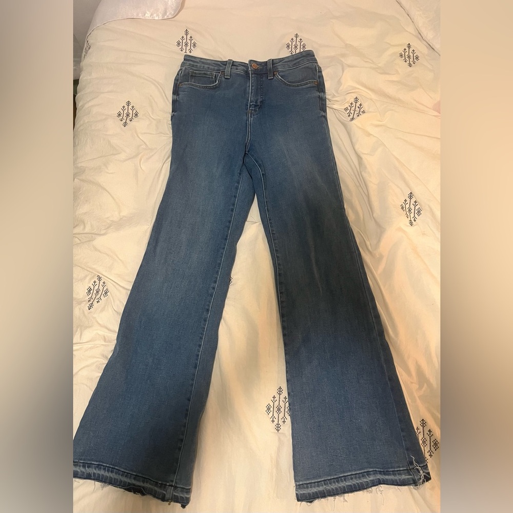 High waist flare jeans